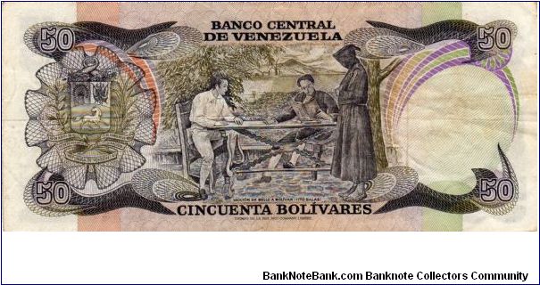 Banknote from Venezuela year 1981