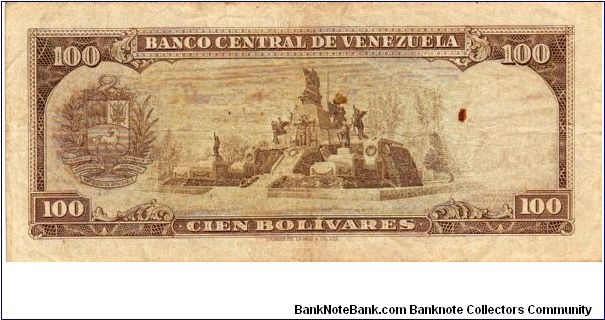 Banknote from Venezuela year 1966