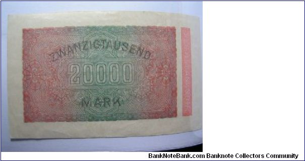 Banknote from Germany year 1923