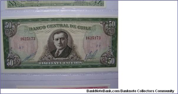 Vintage 50 Escudos Banknote
