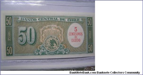 Banknote from Chile year 1960