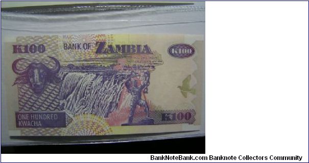 Banknote from Zambia year 2005