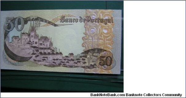 Banknote from Portugal year 1980