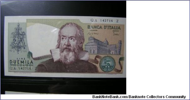 2000 Lira Banknote