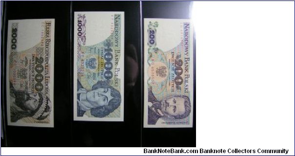 200/1000/2000 Zts Banknote