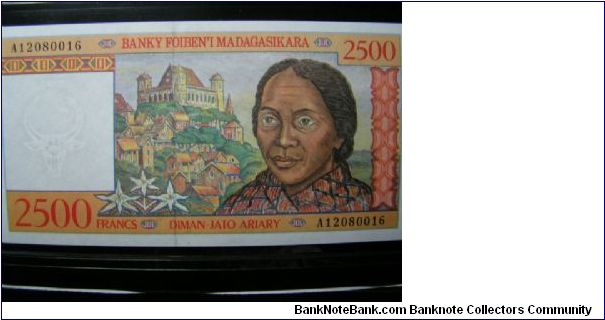 2500 Francs Banknote