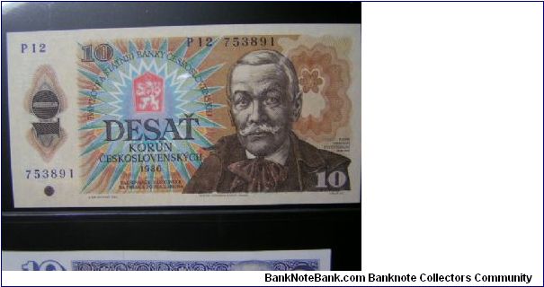 Czechslovakia 10 Korun Banknote