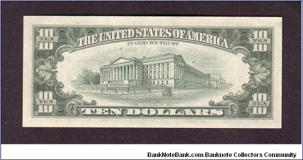 Banknote from USA year 1974