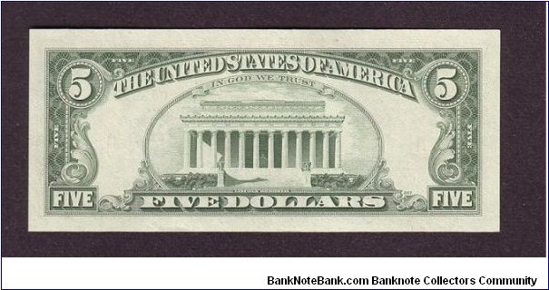 Banknote from USA year 1974