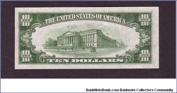 Banknote from USA year 1934