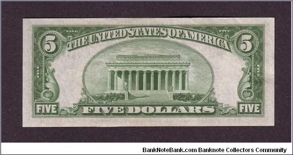 Banknote from USA year 1934