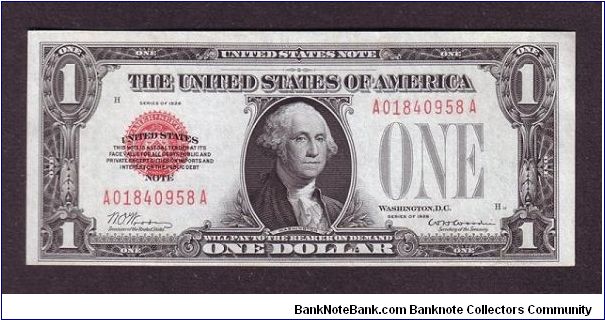 $1 Legal Tender

United States Note

obv: George Washington, (Army General, President 1789-1797)

rev: Denomination Banknote