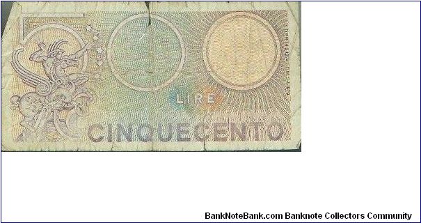 Banknote from Italy year 1966