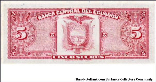 Banknote from Ecuador year 1975