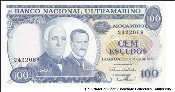 Gago Coutinho e Sacadura Cabral. Banknote