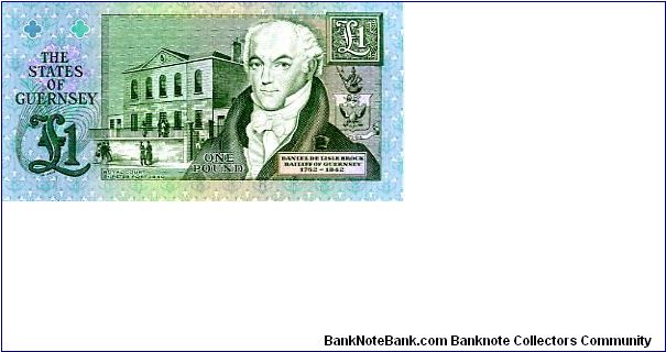 Banknote from Guernsey year 2002