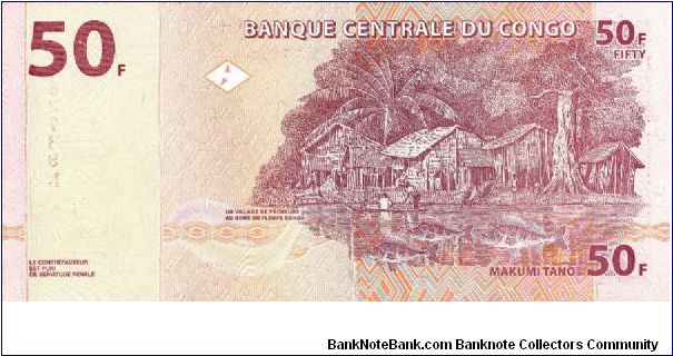 Banknote from Congo year 2000