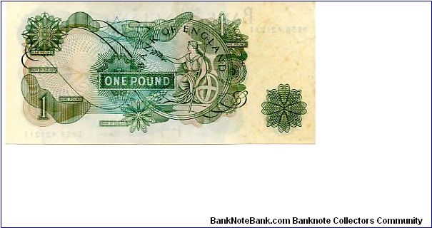 Banknote from United Kingdom year 1971