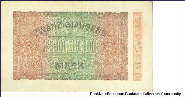 Banknote from Germany year 1923