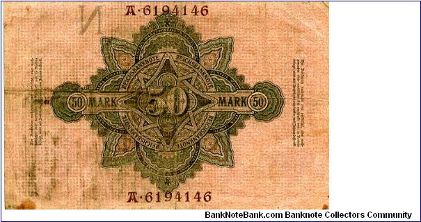 Banknote from Germany year 1922