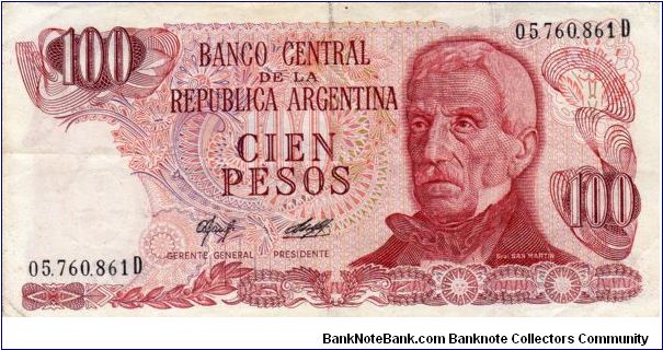 Denominacion: 100 Pesos Banknote