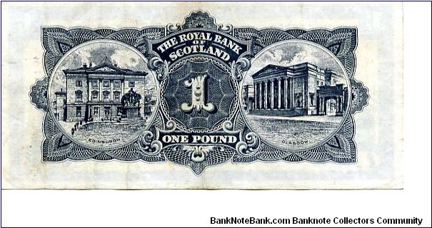 Banknote from Scotland year 1967