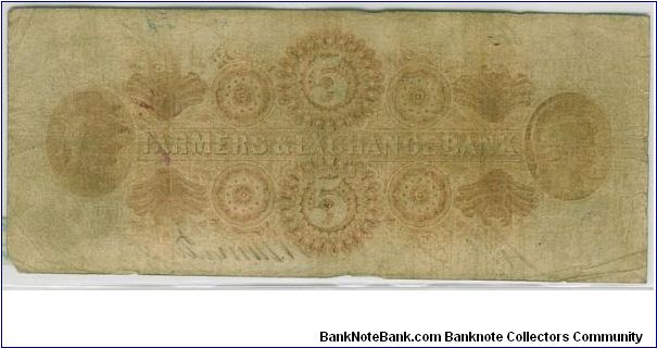 Banknote from USA year 1853