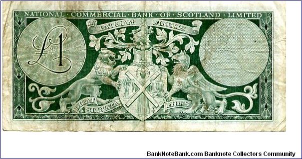 Banknote from Scotland year 1961