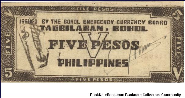 Banknote from Philippines year 1942