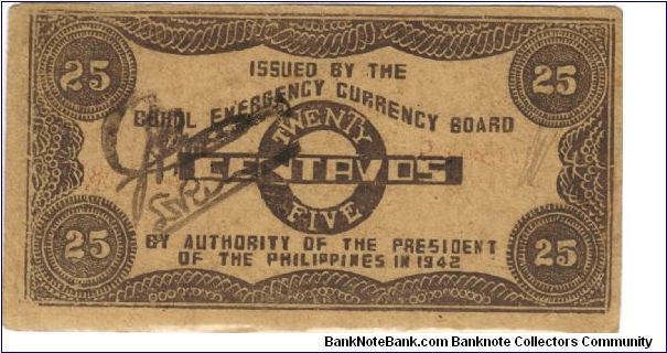 Banknote from Philippines year 1942