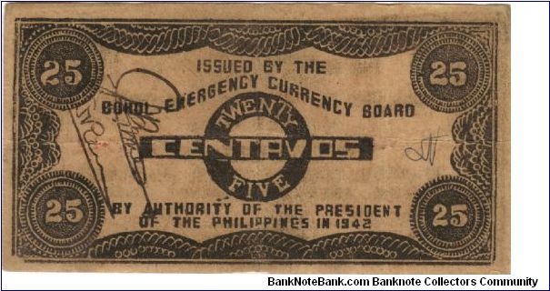 Banknote from Philippines year 1942