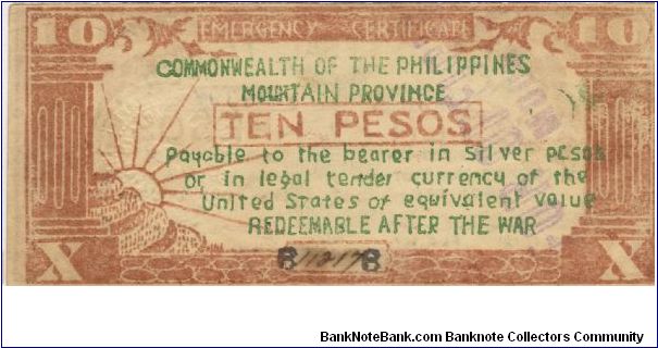 Banknote from Philippines year 1942