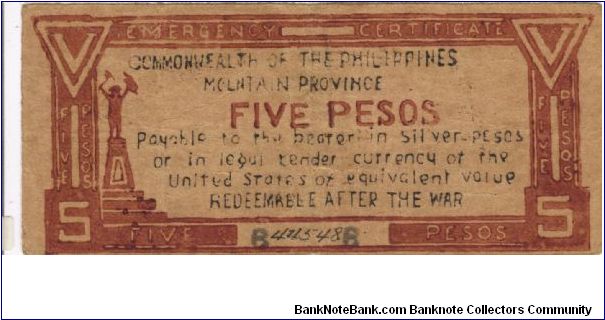 Banknote from Philippines year 1942