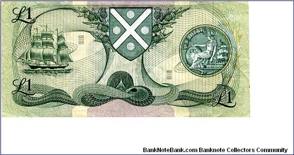 Banknote from Scotland year 1976