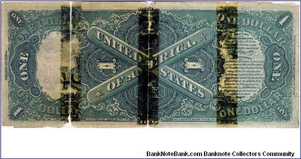 Banknote from USA year 1880