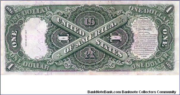 Banknote from USA year 1917