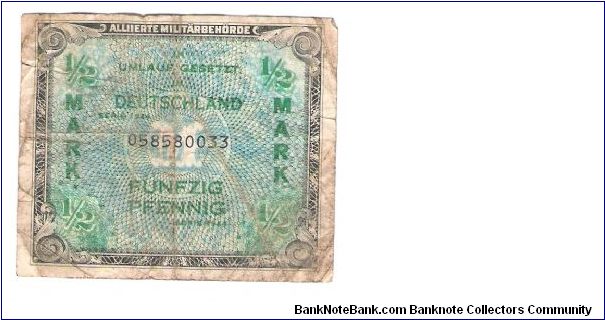 AMERICAN BEP MADE
ALLIED MILITARY CURRENCY
SERIEL # 058580033 Banknote