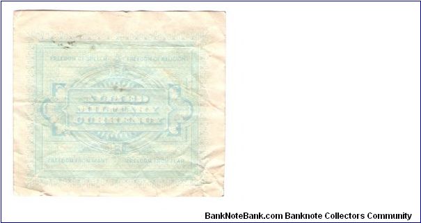 Banknote from Italy year 1943