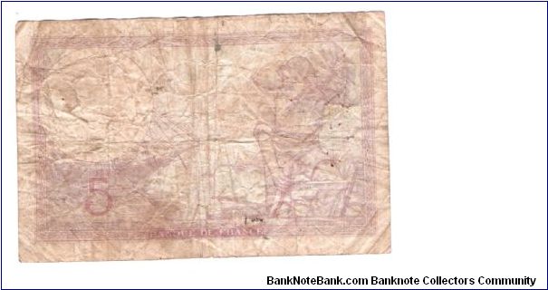 Banknote from France year 1940