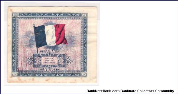 Banknote from France year 1944