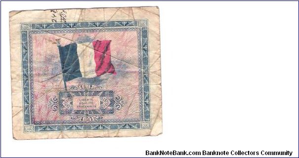 Banknote from France year 1944