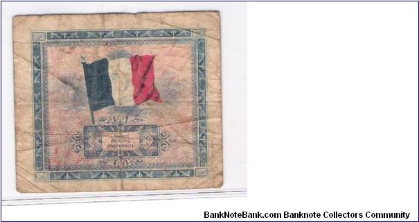 Banknote from France year 1944