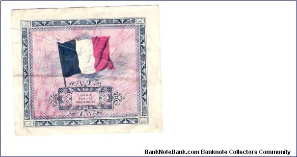 Banknote from France year 1944