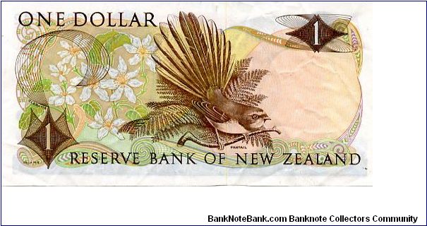 Banknote from New Zealand year 1967