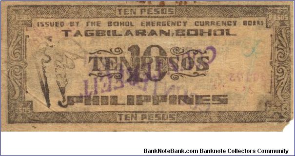 Banknote from Philippines year 1942