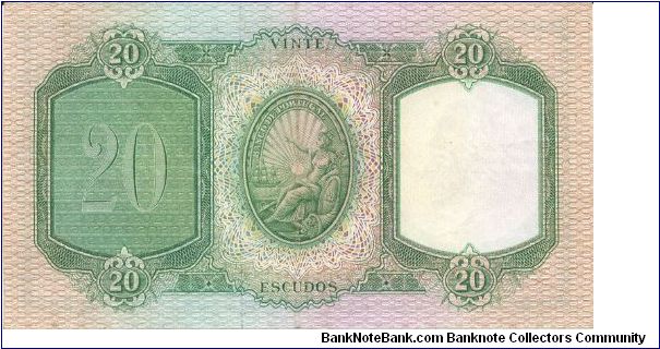 Banknote from Portugal year 1959
