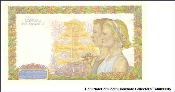 Banknote from France year 1960