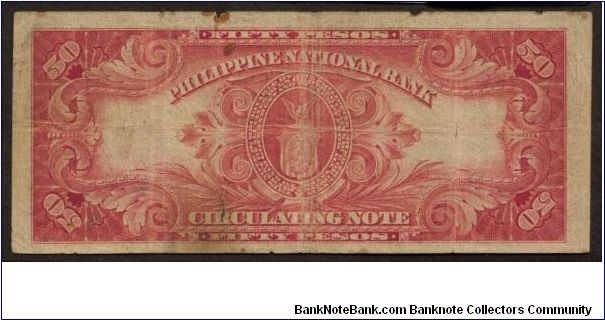 Banknote from Philippines year 1920