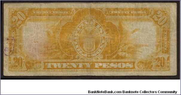 Banknote from Philippines year 1929