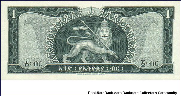 Banknote from Ethiopia year 1966